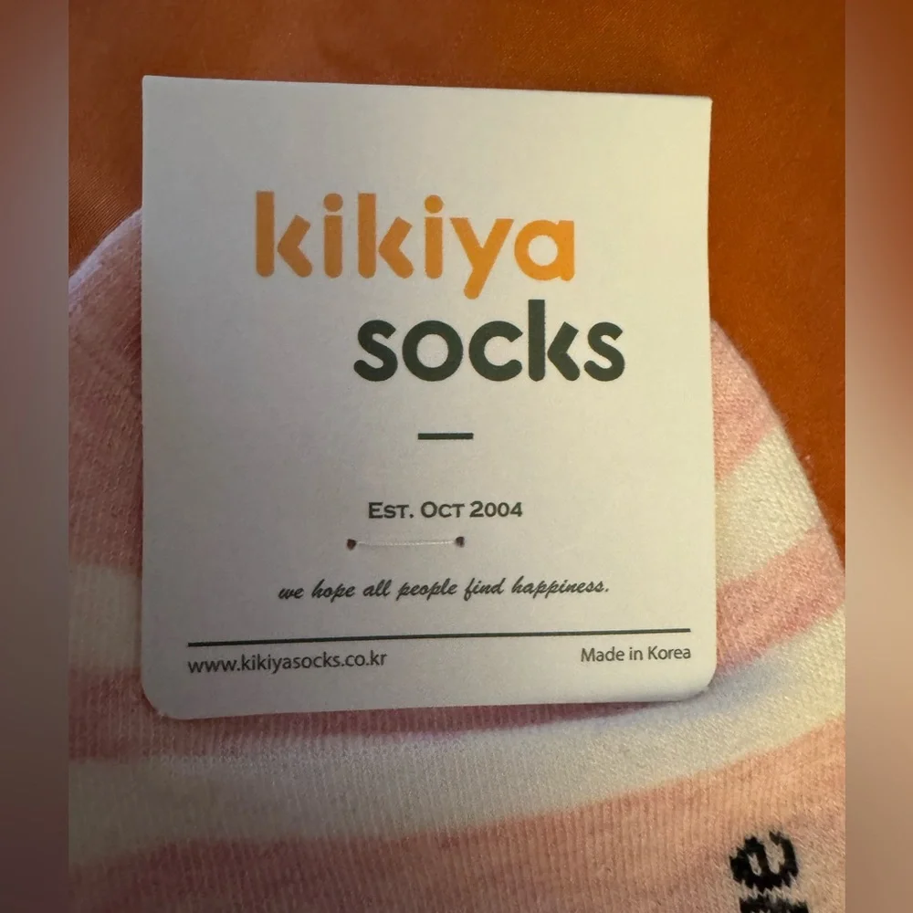 👀❤️ You Kikiya Falling in Love with you Socks with Red Heart - Made in Korea-NWT